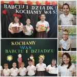 Z okazji zbliżającego się Dnia Babci i Dziadka z najlepszymi życzeniami klasa II A i III B Babciu i Dziadku – Kochamy Was♥️