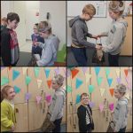 Maciek z klasy I obchodził swoje 9-te urodziny. 😊🎂💐🍬