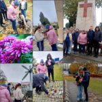 Dzień Wszystkich Świętych 🕯 W związku z tym uczniowie klasy VD, VIB i VIIB tradycyjnie wybrali się na pobliski cmentarz oraz zapalili symboliczne znicze 🙏
